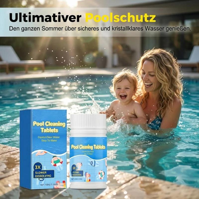 60%OFF🏊♂️ Pool-Reinigungstabletten für kristallklares Wasser (Copy)