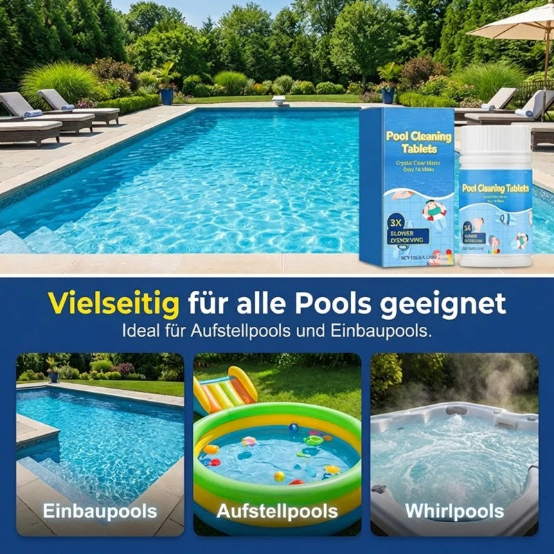 60%OFF🏊♂️ Pool-Reinigungstabletten für kristallklares Wasser (Copy) - Image 3