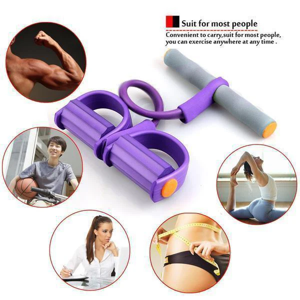 💪🏋️‍♀️ Multifunktionales Widerstandsband mit Fußpedal – Bauchmuskeltrainer, Beinübungen & Home-Fitness 🦵🔥 Jetzt stärker werden, Ganzkörper-Workout ohne Geräte – effizient, kompakt! - Image 11
