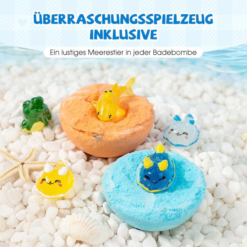 60% OFF🛁 [12-teiliges Geschenkset mit Badekugeln für Kinder 💙] – 12 Tage lang jeden Tag eine neue Überraschung aus der Unterwasserwelt! 🐳 🎁 (Copy) - Image 4