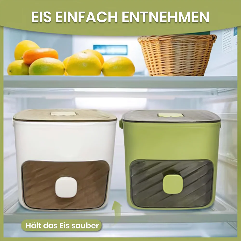 🔥Sommer-Sonderangebot 50 % Rabatt🧊Tragbarer Eisbereiter mit Deckel und Aufbewahrungsbox (48 Eiswürfel). - Image 7