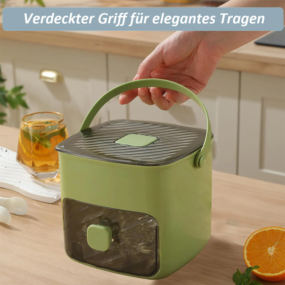 🔥Sommer-Sonderangebot 50 % Rabatt🧊Tragbarer Eisbereiter mit Deckel und Aufbewahrungsbox (48 Eiswürfel). - Image 9