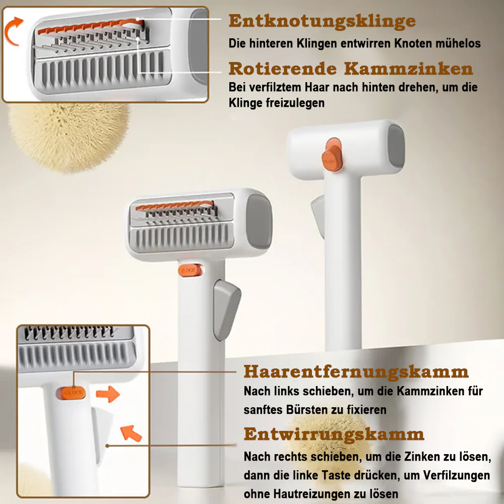 60% OFF DE🔥 2026 SALE - 2-IN-1 Selbstentwirrender & Pflegekamm für Haustiere (Copy) - Image 3