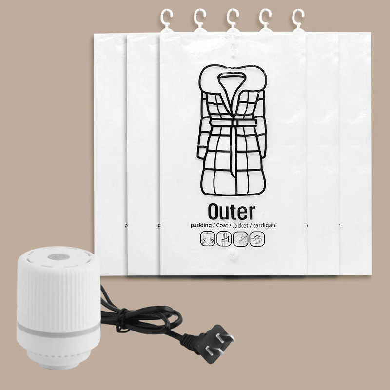 💘 Valentinstagsangebot: 50% Rabatt! ✨Hängende Vakuum-Aufbewahrungsbeutel mit Elektropumpe – Sparen Sie 75 % mehr Platz & Zeit! - Image 13