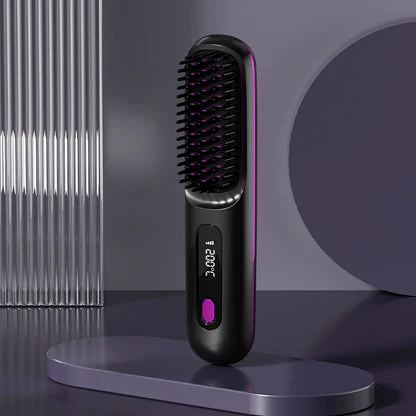 💖Neujahrs-Sonderangebot: 50 % Rabatt💖 Kabelloser, keramisch beheizter Haarglätter-Kamm -Remifa® - Image 11