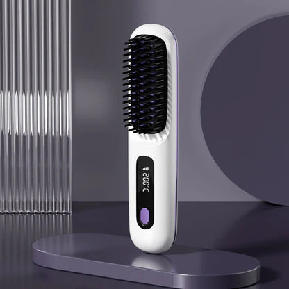 💖Neujahrs-Sonderangebot: 50 % Rabatt💖 Kabelloser, keramisch beheizter Haarglätter-Kamm -Remifa® - Image 12