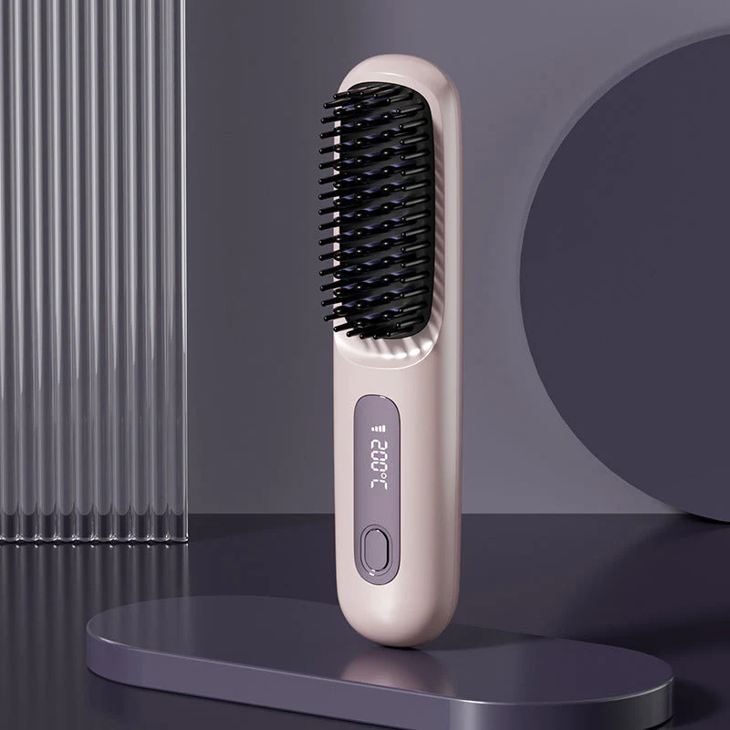 💖Neujahrs-Sonderangebot: 50 % Rabatt💖 Kabelloser, keramisch beheizter Haarglätter-Kamm -Remifa® - Image 14