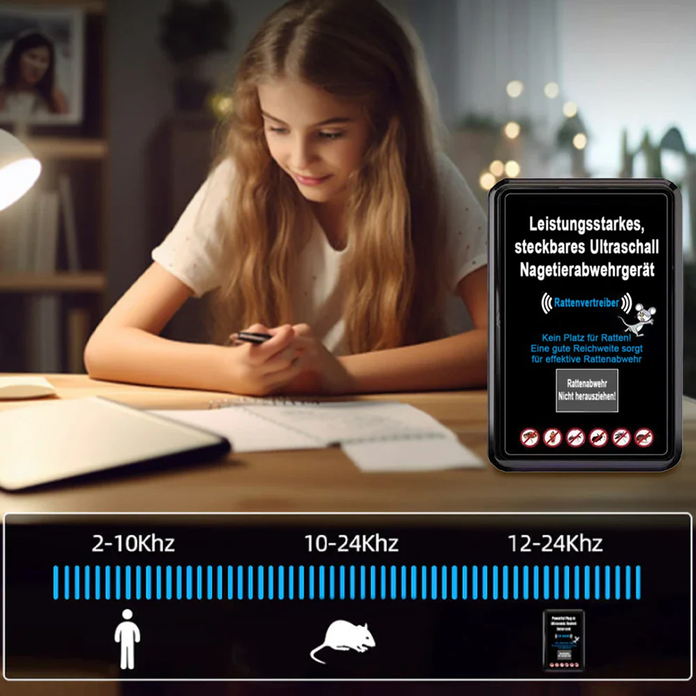 Leistungsstarkes Plug-In-Ultraschall-Nagetierabwehrmittel -Remifa® - Image 4