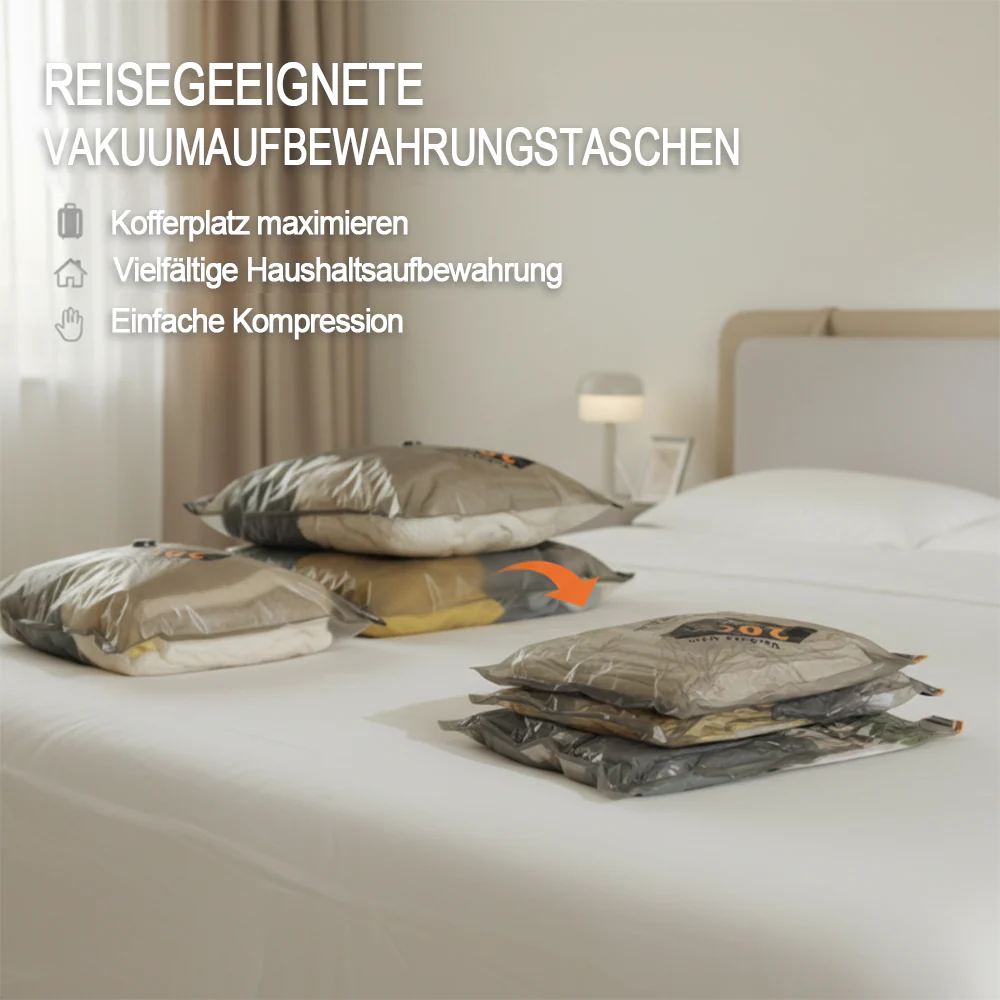 60% OFF DE Vakuum-Kompressionsbeutel für Reisen & Zuhause – Platzsparende Aufbewahrung für Kleidung 🧳🏠 (Copy) - Image 8