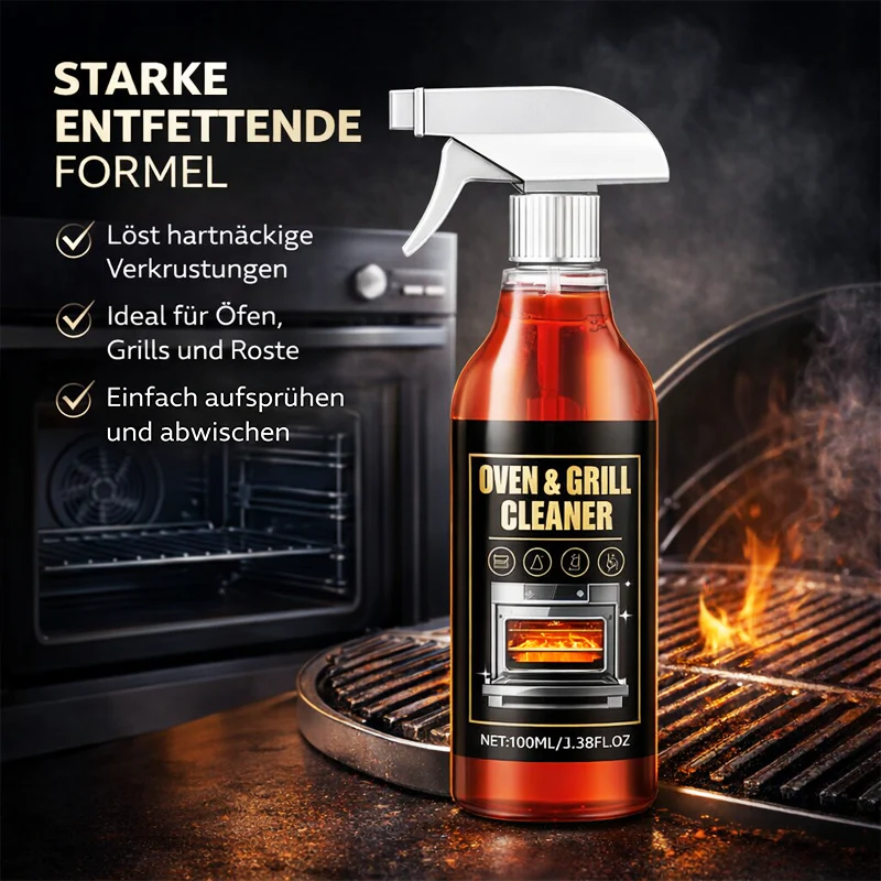 🧼 JETZT 60 % RABATT! ✨ Ofen- und Grillreiniger-Spray – Löst Fett in 5 Minuten, kein Schrubben nötig & beseitigt Gerüche 🔥 - Image 10