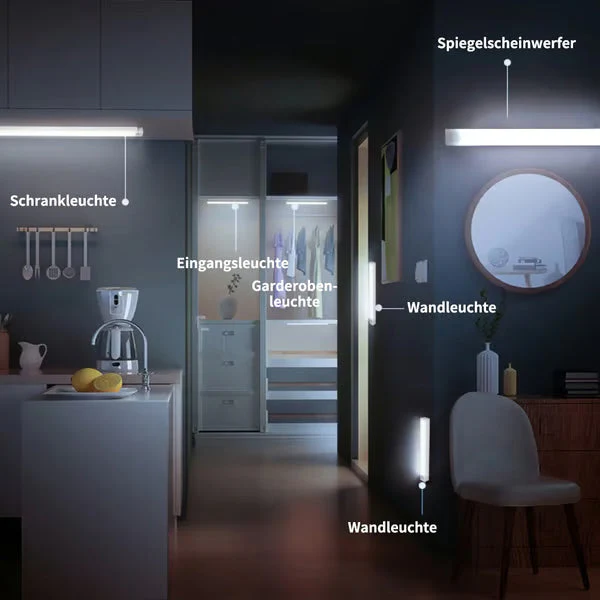 🏆🔥💡Bohrfreie intelligente Sensor magnetische aufladbare LED-Leuchte -Remifa® - Image 13