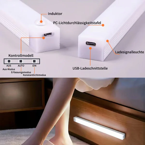 🏆🔥💡Bohrfreie intelligente Sensor magnetische aufladbare LED-Leuchte -Remifa® - Image 16