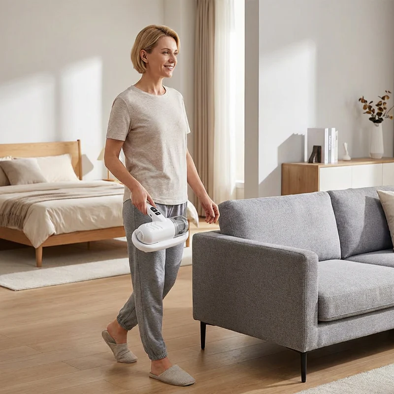 😱🛏️Unsichtbare Milben rauben dir den Schlaf! Normale Staubsauger nutzlos? Klopfen + Saugen + UV in einem!💥🔦 -Remifa® - Image 8