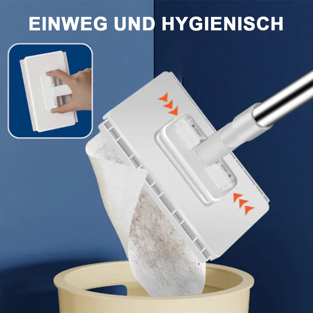 💥 LETZTER TAG! 50% RABATT 💥 Einweg-Staubmopp mit 5 wiederverwendbaren Bezügen 🧹✨ -Furzero® - Image 2