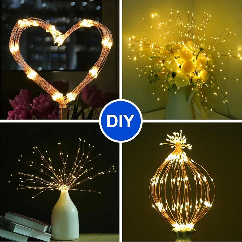 🔥Solange der Vorrat reicht 40 % Rabatt!🎉Solar-Feuerwerks-Lichterkette für Garten und Partys - Image 9