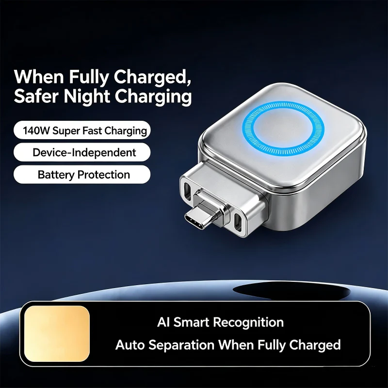 🌞Frühlingserwachen: 50% Rabatt!⚡140W Super-Schnellladegerät mit KI automatischer Abschaltung – USB-C PD3.1 – Intelligenter Batterieschutz – Universell für iPhone, MacBook & Tablets