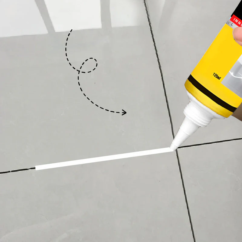 🏠 KAUFE 2, ERHALTE 1 GRATIS! ⛏️ Weiße Dichtungsmasse Multifunktion – Wasserdicht, Schimmelresistent & Mit Abzieher 🧱 - Image 5