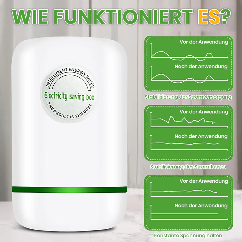 🥳2026 HOT SALE🥳🏠 Blitzverkauf – 50 % Rabatt! 🌟30KW Stromsparbox für Zuhause | Energie sparen & Stromkosten senken🔌 - Image 5