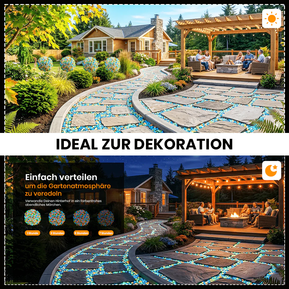 🏆Flash-Sale⚡Selbstleuchtende Steine – beleuchten Sie Ihre Außenumgebung mit einem bezaubernden Schein! - Image 3