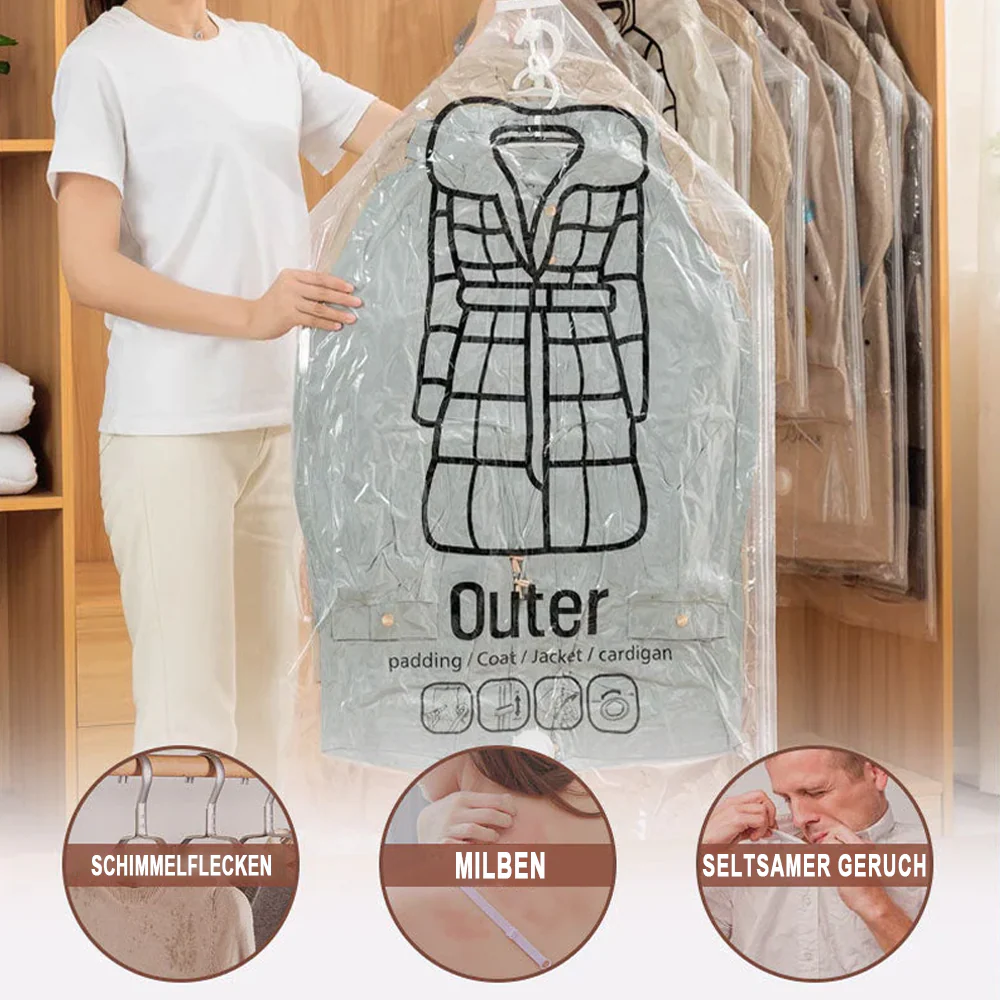 💘 Valentinstagsangebot: 50% Rabatt! ✨Hängende Vakuum-Aufbewahrungsbeutel mit Elektropumpe – Sparen Sie 75 % mehr Platz & Zeit! - Image 3