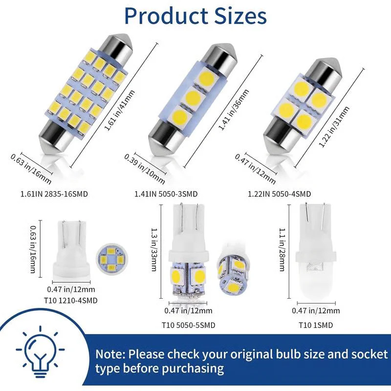 🚗 💡 42-teiliges Superhelles LED Auto-Innenraumbeleuchtungs-Set – Plug & Play, 6000K Kaltweiß & Universelle Passform ✨ - Image 3
