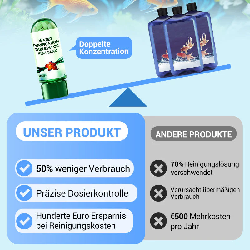 Blitzangebot: 50% Rabatt💥🚀Kaufen 2 und erhalten 1 gratis♻️💧Leistungsstarke Wasserreinigungstablette für Aquarien -Furzero® - Image 7