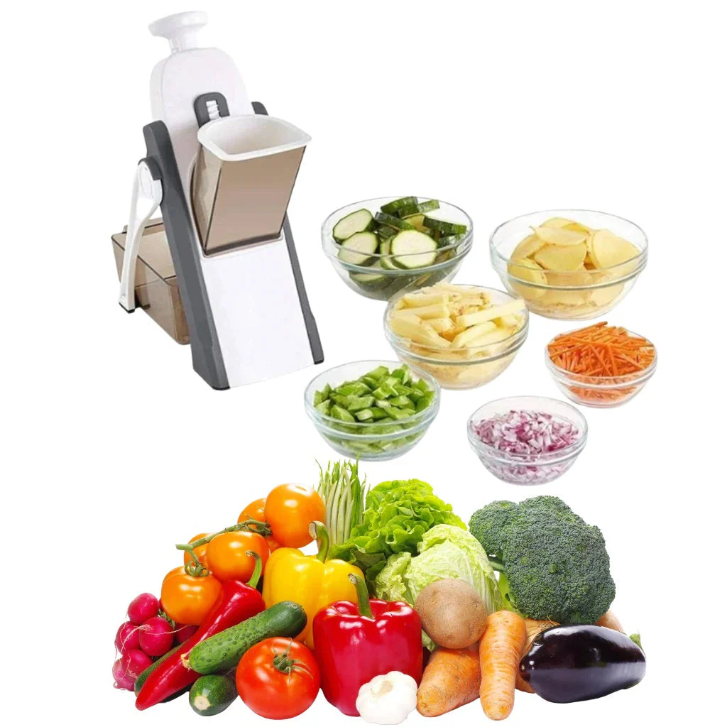 🥒✨ Multifunktionaler Gemüseschneider - Perfekt geschnitten in Sekunden! 🥕✨ Spart Zeit, vereinfacht die Küchenarbeit – hohe Qualität & langlebiges Design für deine nachhaltige Küche. - Image 10