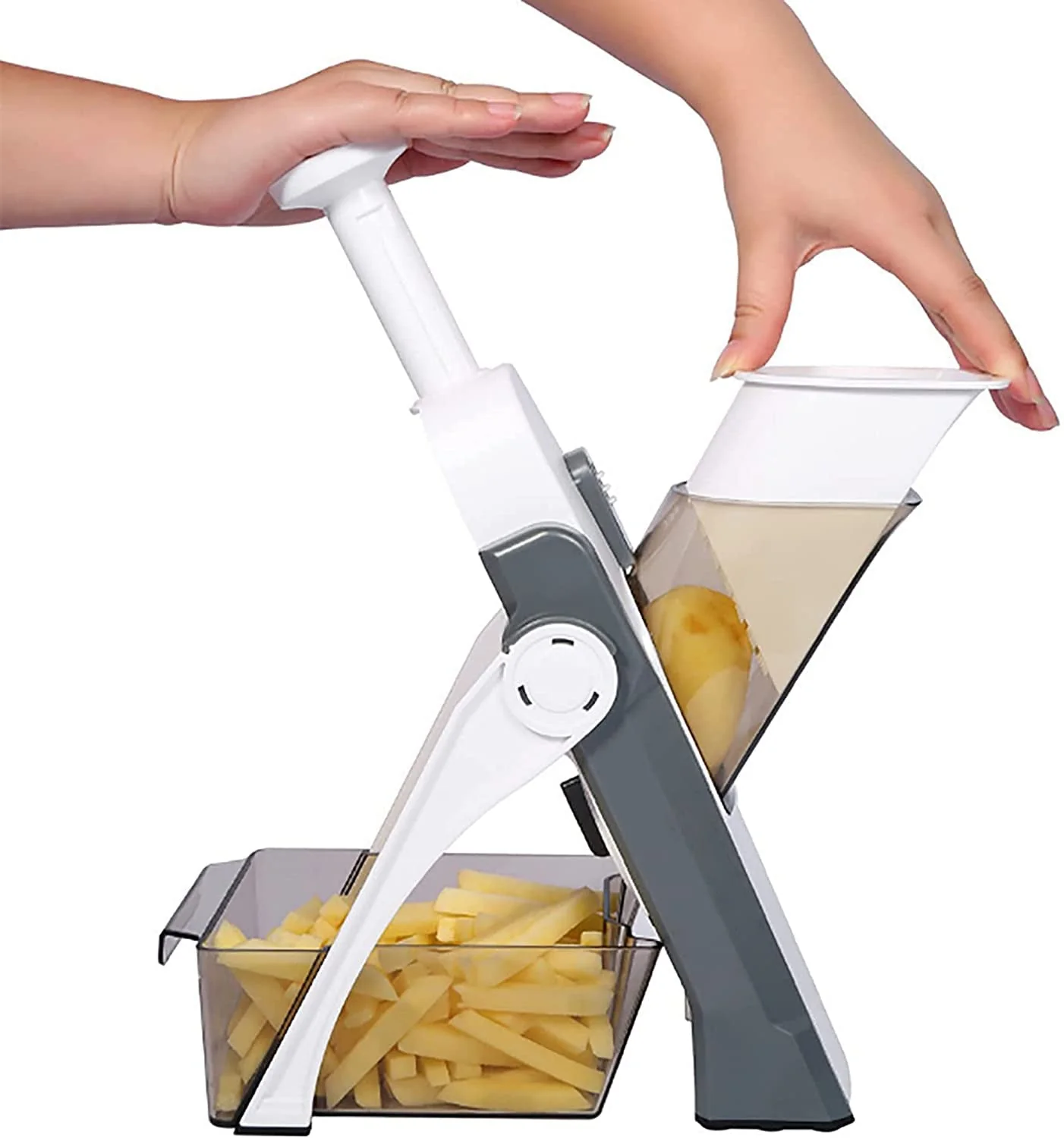 🥒✨ Multifunktionaler Gemüseschneider - Perfekt geschnitten in Sekunden! 🥕✨ Spart Zeit, vereinfacht die Küchenarbeit – hohe Qualität & langlebiges Design für deine nachhaltige Küche. - Image 17