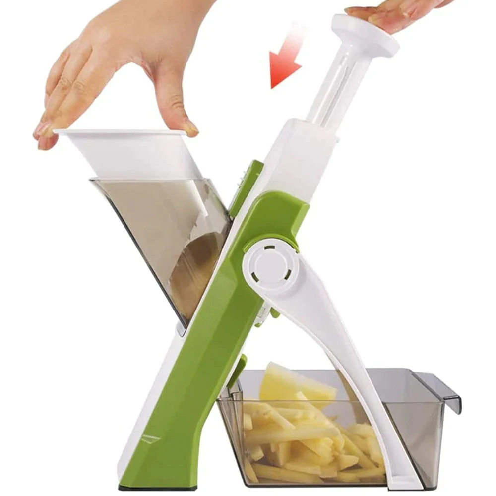 🥒✨ Multifunktionaler Gemüseschneider - Perfekt geschnitten in Sekunden! 🥕✨ Spart Zeit, vereinfacht die Küchenarbeit – hohe Qualität & langlebiges Design für deine nachhaltige Küche. - Image 19