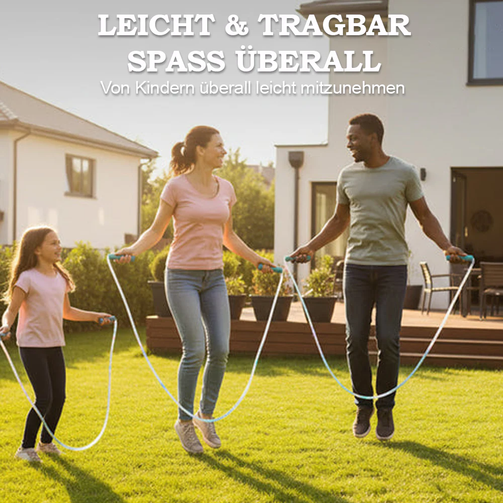 🕹️ KAUFE 2, ERHALTE 1 GRATIS! 🎉 LED-Leuchtseil zum Springen – 3 Lichtmodi, Verstellbare Länge & Rutschfester Griff ✨📦-Remifa® - Image 5