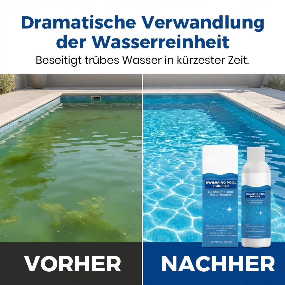 Schwimmbadreinigungsflüssigkeit – effektiv gegen Algen & Trübungen – für klare, hygienisch saubere Becken – ideal für Aufstell- & Folienbecken🏊‍♂️💧 - Image 2