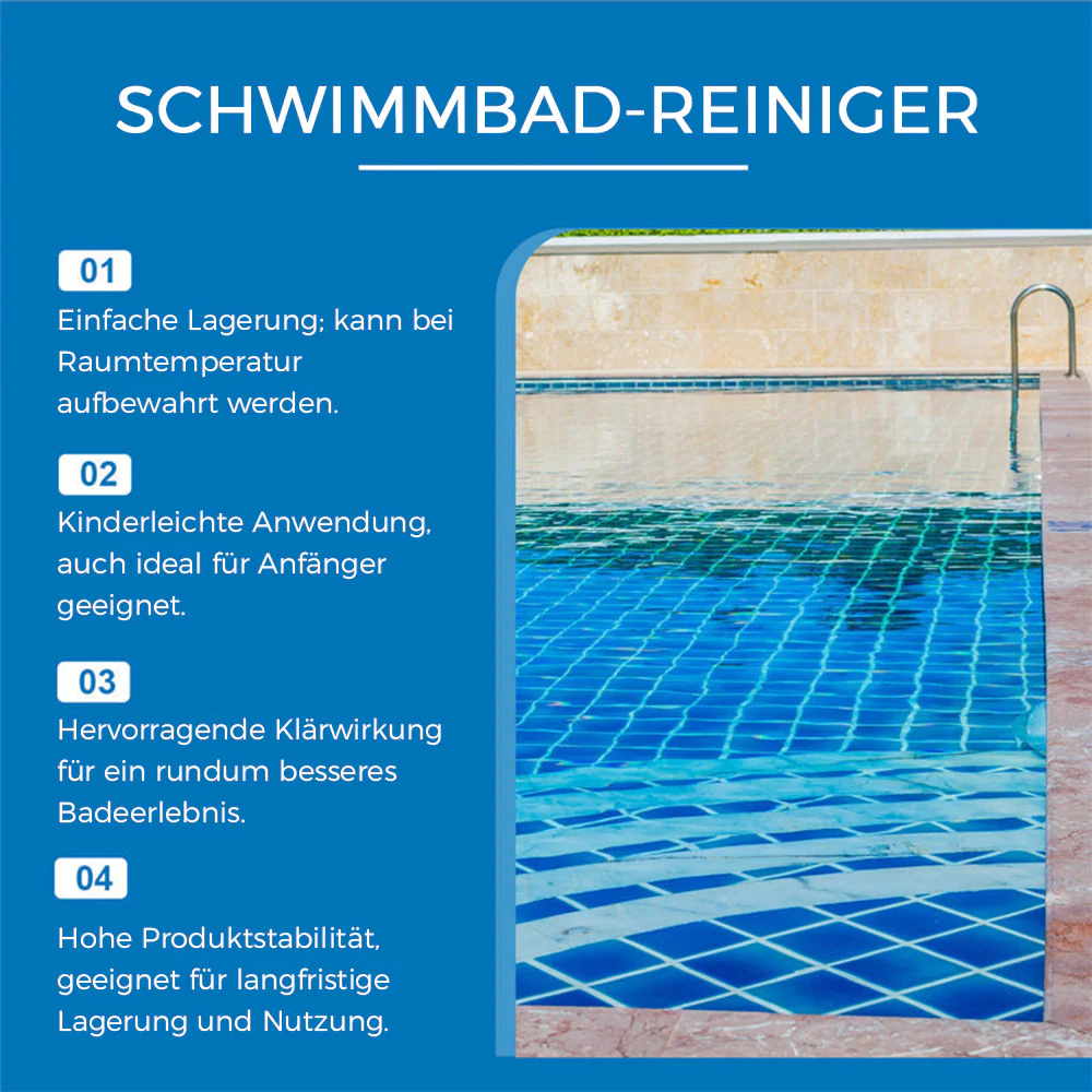 Schwimmbadreinigungsflüssigkeit – effektiv gegen Algen & Trübungen – für klare, hygienisch saubere Becken – ideal für Aufstell- & Folienbecken🏊‍♂️💧 - Image 5