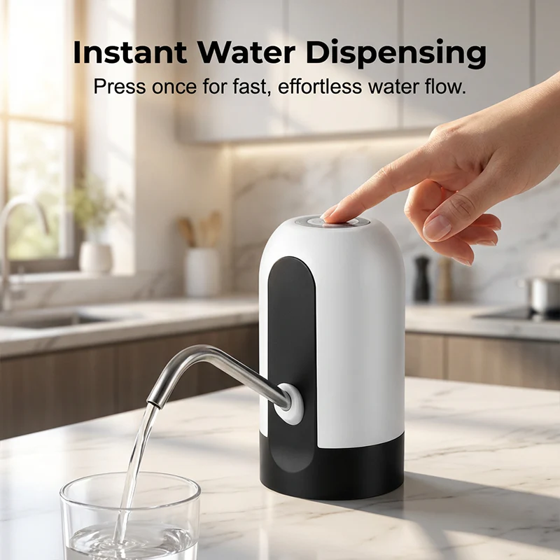 Wiederaufladbare elektrische Flüssigkeitspumpe für Wasser und Öl - Image 4