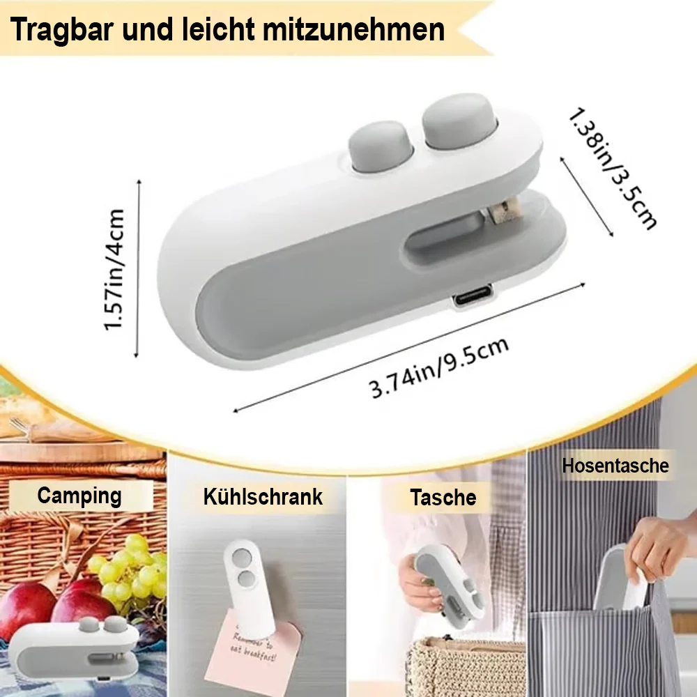 💥Neujahrsangebot 55% Rabatt💥✨Mini Siegelmaschine – 🧊Frisch halten -Remifa® - Image 15