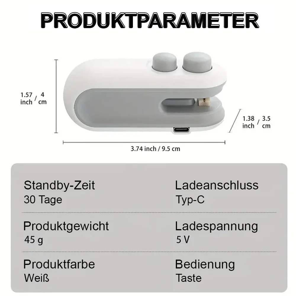 💥Neujahrsangebot 55% Rabatt💥✨Mini Siegelmaschine – 🧊Frisch halten -Remifa® - Image 7