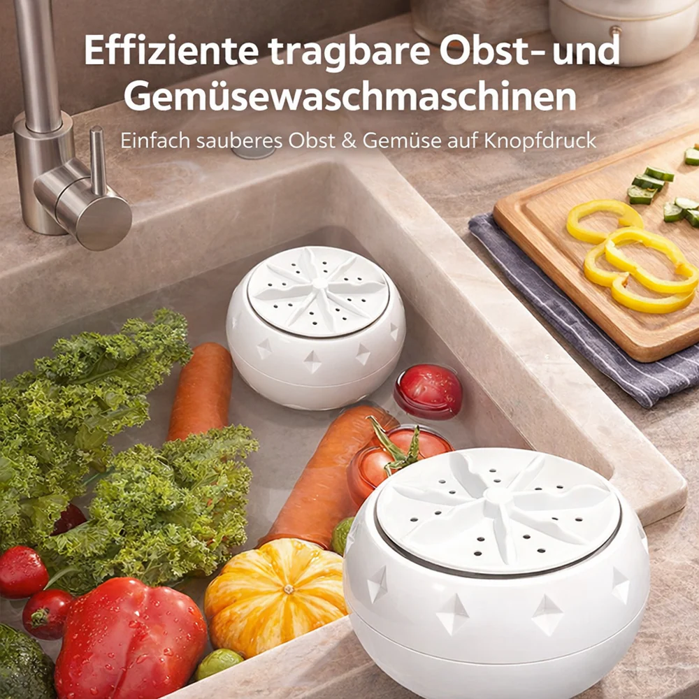 🍉🥬 Effiziente tragbare Obst- und Gemüsewaschmaschinen