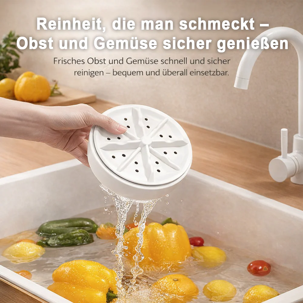 🍉🥬 Effiziente tragbare Obst- und Gemüsewaschmaschinen - Image 3