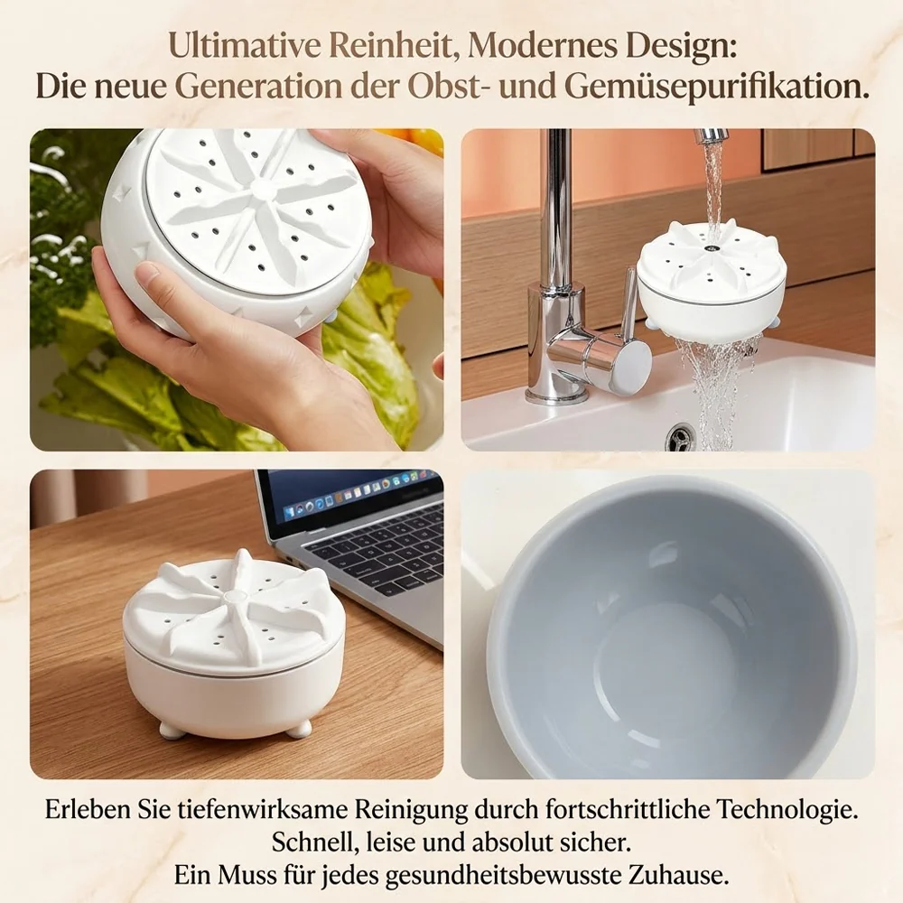🍉🥬 Effiziente tragbare Obst- und Gemüsewaschmaschinen - Image 7
