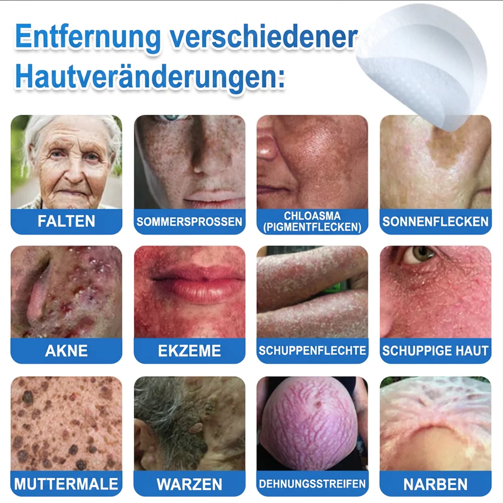 ✅ Celsiora® 2-in-1 Mikronadel- & Hydrokolloid-Pflaster | Entferner für erhabene Muttermale, Akne, flache Warzen & Hautanhängsel | Verbessert Falten, Narben & Hautunreinheiten | Unsichtbare Stern-Pickelpflaster für Gesicht & Körper✨ - Image 2