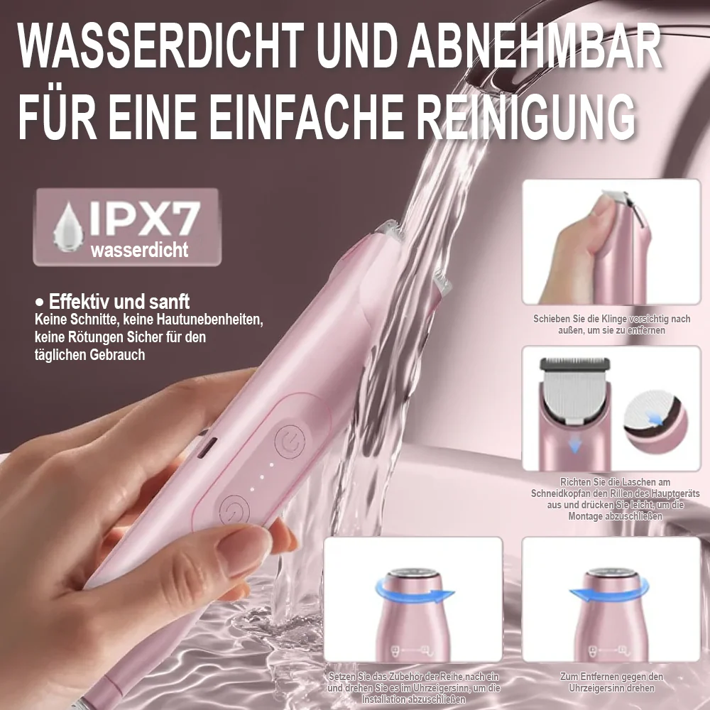 🩷Heißer Verkauf - 49% Rabatt🩷Comfort 2 in 1 Elektrischer Damenrasierer -Remifa® - Image 3