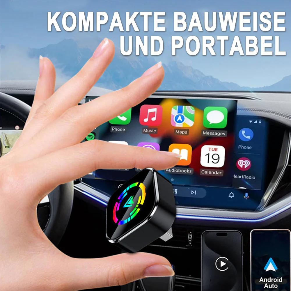 🚗📱 2-in-1-WLAN-Adapter: Kabellos Auto-Connect für iPhone & Android – Fahrsicherheit & Freiheit genießen! 🔋🎉 - Image 3