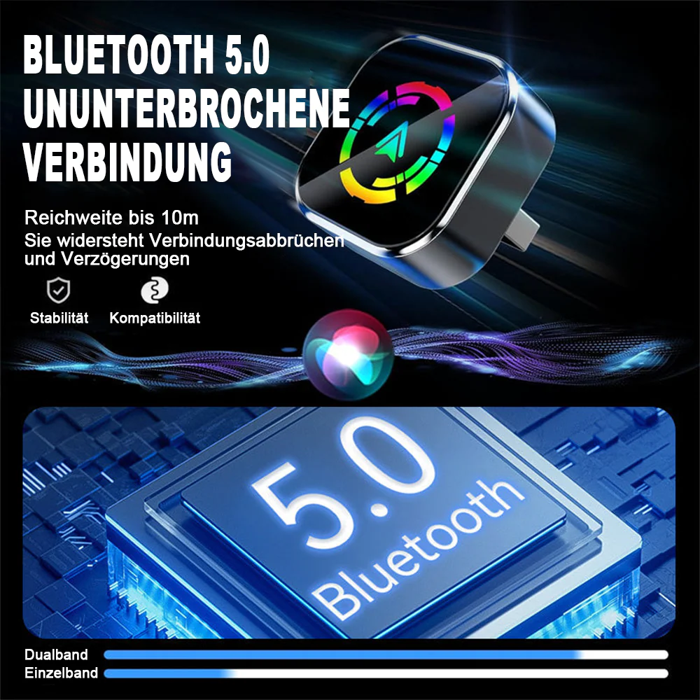🚗📱 2-in-1-WLAN-Adapter: Kabellos Auto-Connect für iPhone & Android – Fahrsicherheit & Freiheit genießen! 🔋🎉 - Image 5