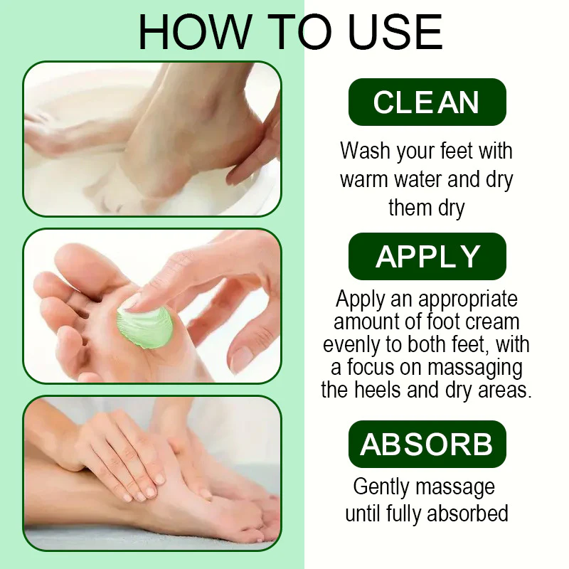 ✨💝Beruhigende Fußcreme mit Aloe Vera & Teebaumöl - Image 6