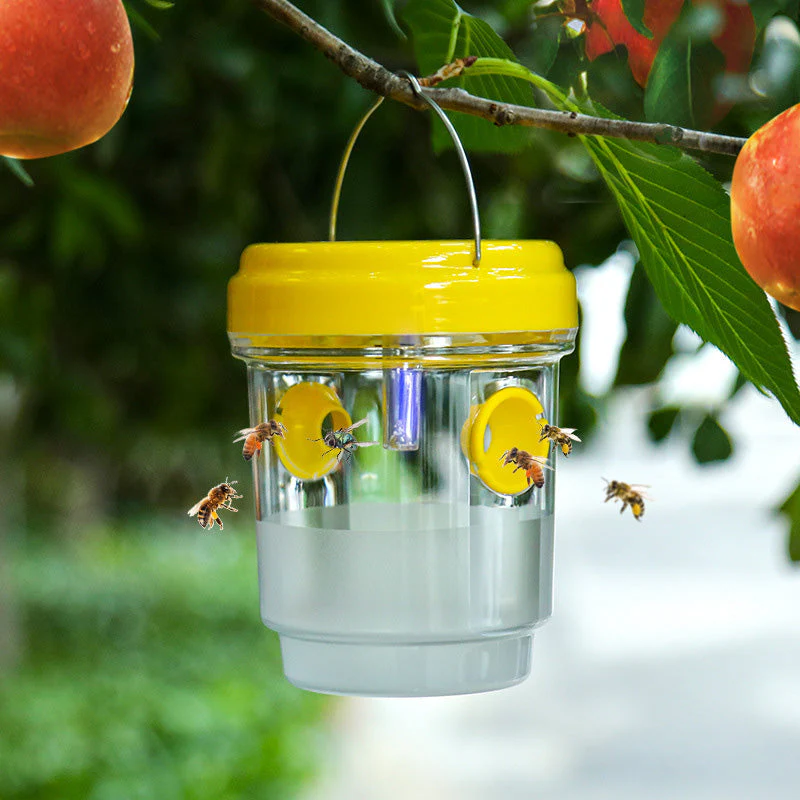 🐝Solarbetätigte hängende Wespenfalle mit LED - Doppelter Eingangskanal - Image 9