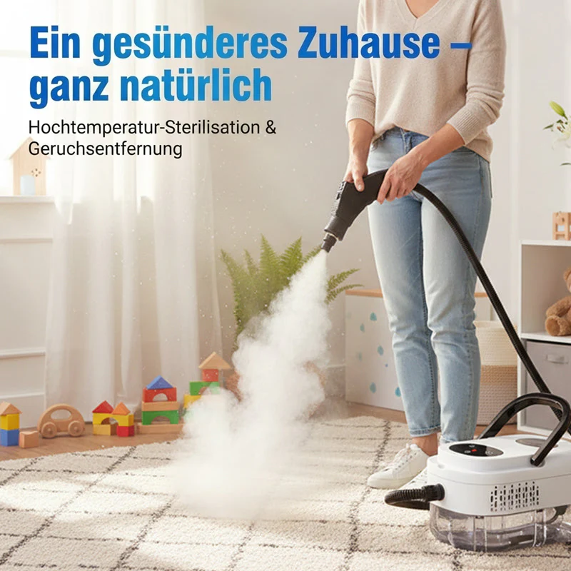 🔥📢50 % Rabatt und versandkostenfrei !!!⏰Hochdruck-Dampfreiniger mit LCD-Display｜Vielseitig für Zuhause, Auto & Küche｜Effektiv gegen Fett & Bakterien✨ - Image 4