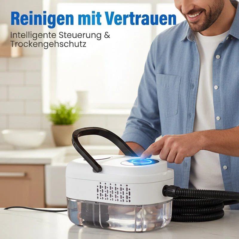 🔥📢50 % Rabatt und versandkostenfrei !!!⏰Hochdruck-Dampfreiniger mit LCD-Display｜Vielseitig für Zuhause, Auto & Küche｜Effektiv gegen Fett & Bakterien✨ - Image 7