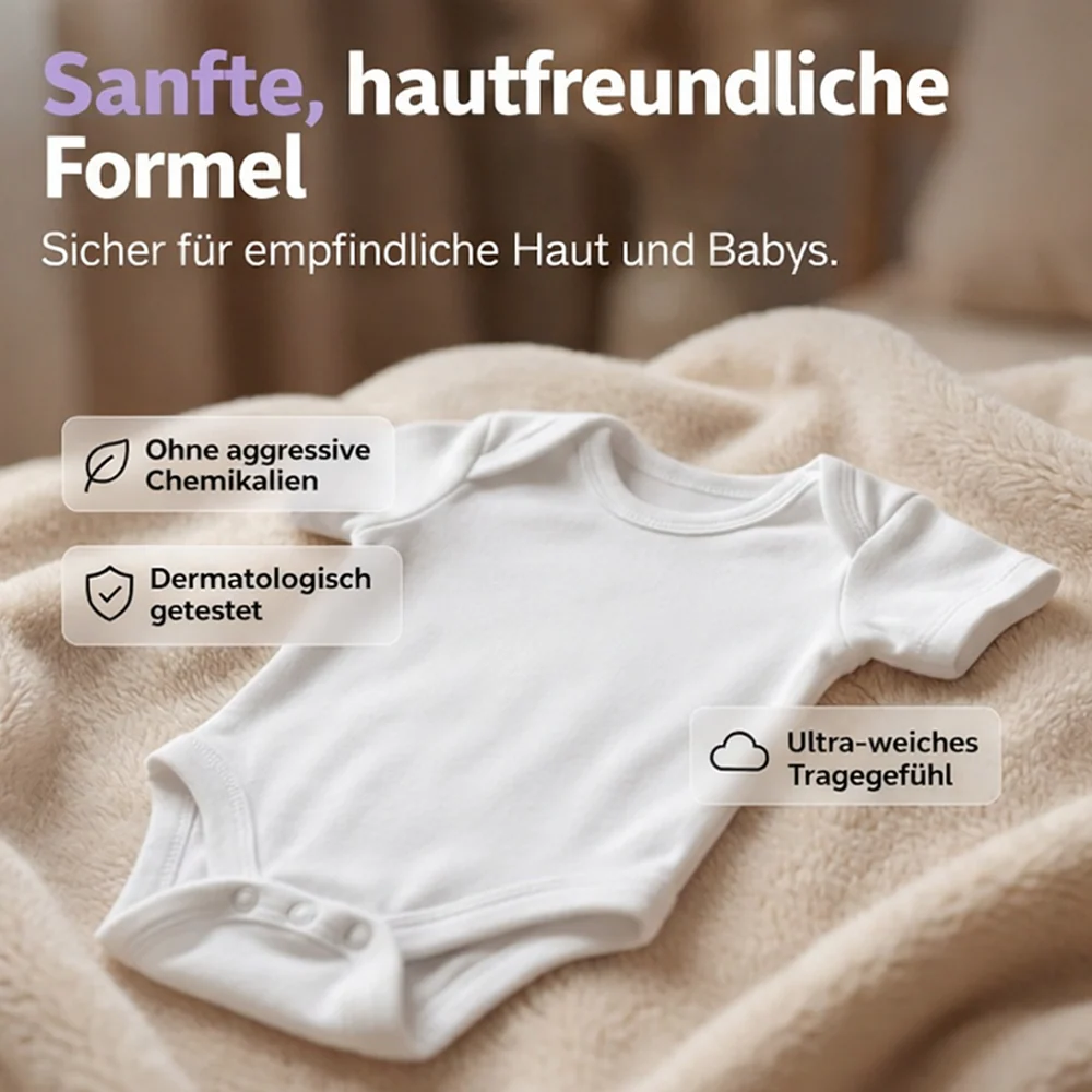 🌸🧺 5-in-1 Waschmittelkapseln mit weißem Moschus – entfernt Flecken & schont Fasern ✨💧 80 Stück, langanhaltend frisch, ideal für Haushalt & Reise. - Image 6
