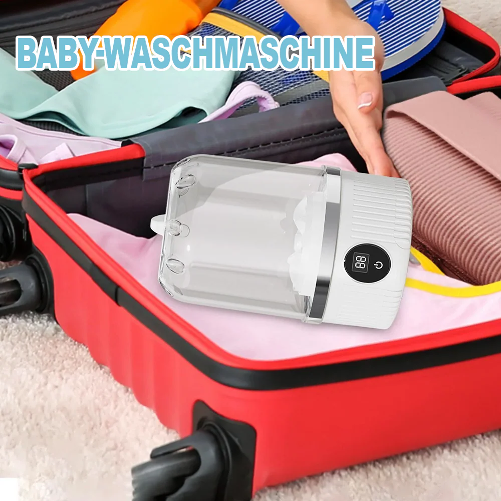 Mini Waschmaschine – Kabellos, Kompakt & Hygienisch -Remifa® - Image 5