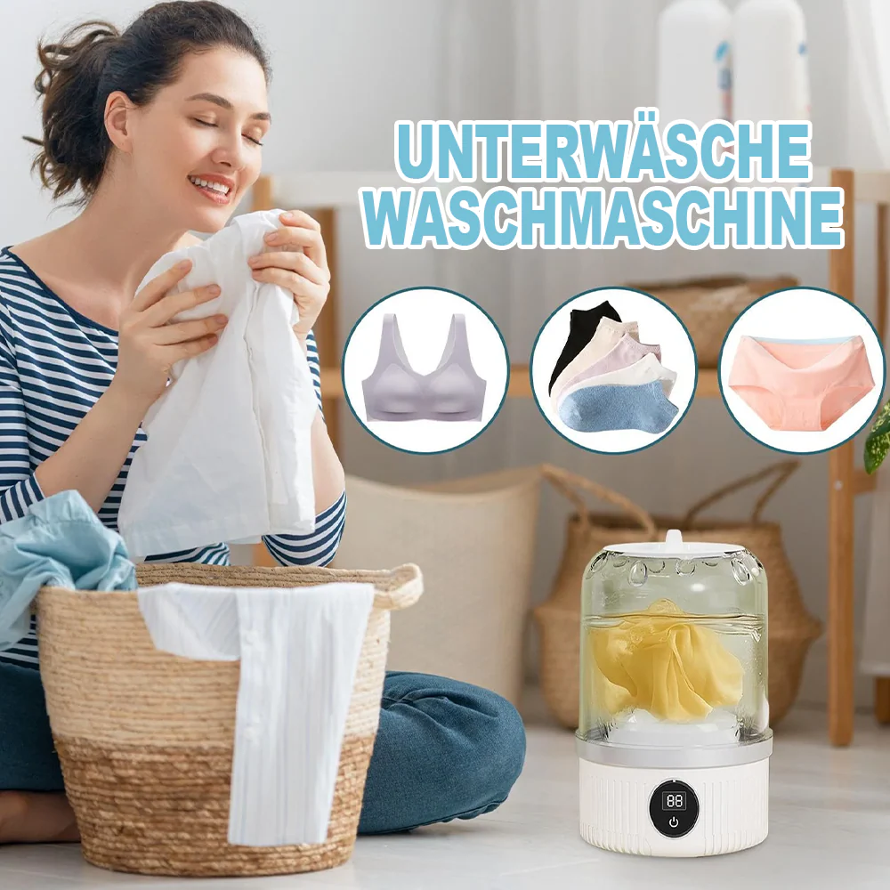 Mini Waschmaschine – Kabellos, Kompakt & Hygienisch -Remifa® - Image 6