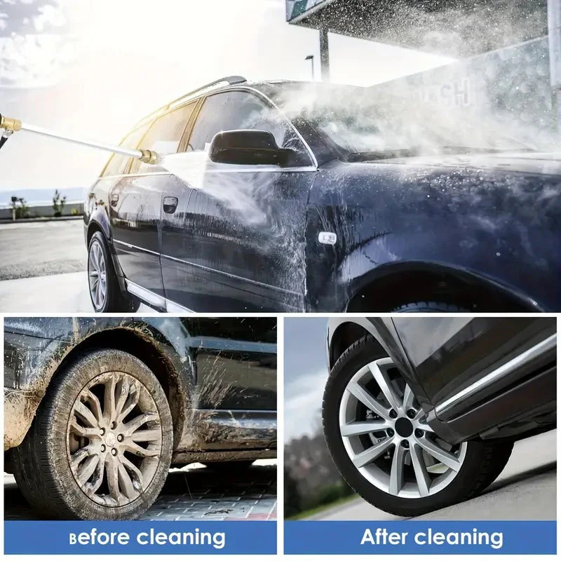 💦Hochdruckwasserpistole mit 2 austauschbaren Düsen – strapazierfähige Aluminiumlegierung - Image 4